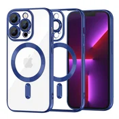 Ovitek Techsuit Luxury Crystal MagSafe za iPhone 13 Pro - deep blue