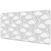 Decormat Podloga za pisalno mizo White swans 120x60 cm