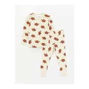 LC Waikiki Crew Neck Printed Baby Boy Pajamas Set