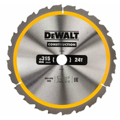 DEWALT Krožna žaga za les 315/30 mm, 24 zob