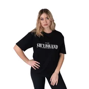 SWY Circle Women`s T-shirt, Black/Sand - XS