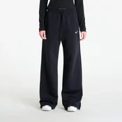 Superge Nike Sportswear Phoenix Fleece Womens High-Waisted Wide-Leg Pants Black/ Sail S