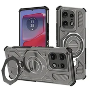 Hibridna maska Carbon Shield Pro za Motorola Edge 50 Pro - smoke black