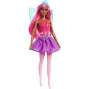 Lutka Barbie Dreamtopia - Barbie vila iz bajke s krilima, s ružicastom kosom
