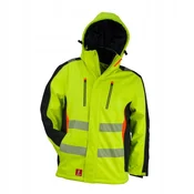 shumee Nujna visoko odsevna delovna jakna HV 980 rumena s kapuco 3XL