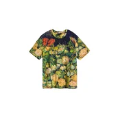 Desigual Majica zelena / temno zelena / rdeča / črna