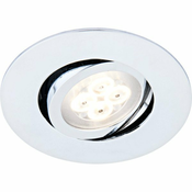 Flector LED vgradne luči okrogle zatemnitvene SET 3x3W 2700K 840lm bele nagibne