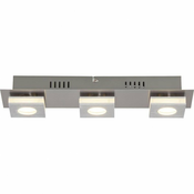 Brilliant LED stropna svetilka 12 W topla bela Brilliant Transit G67430/21 nikelj, aluminij