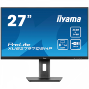 27 IPS-panel, 2560x1440, 15cm Height Adj. Stand, USB-C Dock (96W PD, LAN, DP-OUT, USB3x3.2+1xC(15W)) 1ms, 300cd/m2, Speakers, USB-C, KVM, HDMI,