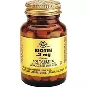 SOLGAR BIOTIN 100 tableta