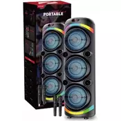 Kbroad Prenosivi Bluetooth zvucnik KTS-2143, Crni