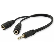 EQUIP EQUIP Audio Splitter kabel 3,5 mm 1x moški > 2x Ženska - 147941, (21733105)