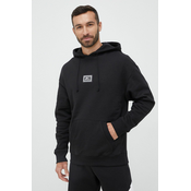 Bluza Reebok Classic moška, črna barva, s kapuco