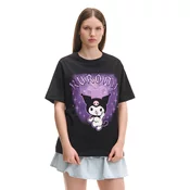 Cropp - Črna majica s potiskom Kuromi - črna