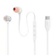 In-Ear slušalke JBL Tune 310C Pure Bass z USB-C priključkom - bele