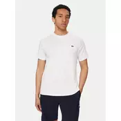 Lacoste Majica TH0003 Bela Regular Fit