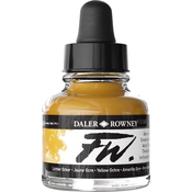 Daler Rowney FW Akrilno črnilo Yellow Ochre 29,5 ml 1 kos