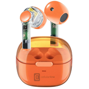 Bežicne slušalice Cellularline - Fine, TWS, narancaste