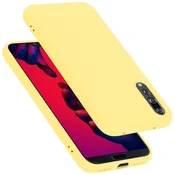 Cadorabo CADORABO Ohišje, združljiv s Huawei v tekoči rumeni - zaščitni pokrov, narejen iz fleksibilnega silikona TPU, (20586666)
