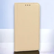 Infostyle Preklopna torbica magnet za Samsung Galaxy S24 Ultra Zlata/Ekološko usnje + TPU silikon