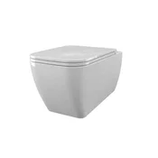 SDR Ceramiche viseča WC školjka QUADRA rimless - bela sijaj