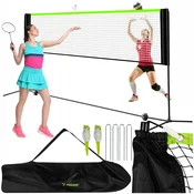 Prenosna nastavljiva športna mreža za odbojko badminton in tenis