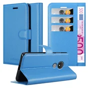 Cadorabo Cadorabo Case, združljiv z Nokia v Sky Blue - zaščitni pokrov z magnetnim zapiranjem, stoječo funkcijo in režo za kartico, (20553635)
