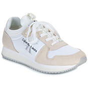 Calvin Klein Jeans Nizke superge RUNNER SOCK LACEUP NY-LTH W Bela