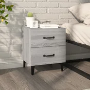 vidaXL vidaXL Nočna omarica siva sonoma 40x35x47,5 cm, (20624027)