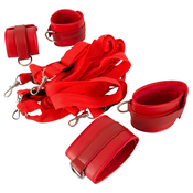 Bad Kitty Bed Restraint Set Red