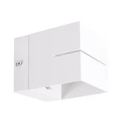 Ideus Dekorativna bela stenska svetilka ELTON G9 35W 03956