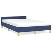 Vidaxl Posteljni okvir z vzglavjem brez vzmetnice 120x200 cm blago