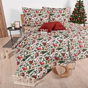 Božična posteljnina Holly Jolly EMI, Standardni enojni posteljni komplet vključuje 1x 140x200 + 1x 70x90