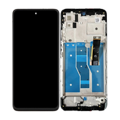 Motorola Moto G82 5G XT2225 - LCD zaslon + steklo na dotik + okvir (Meteorite Grey) OLED