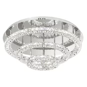 EGLO LED plafonjera TONERIA hrom kristal O75 cm 4000 K 39002