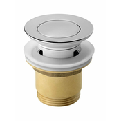 Odtok klik-klak za umivalnik z zapiranjem, premer zamaška 38mm, kromast - 36
