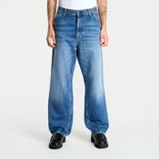 Hlače Carhartt WIP Single Knee Pant Blue Marble Used Wash 32