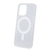 Silikonski ovitek ANTISHOCK MagSafe za iPhone 15 - prozoren