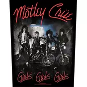 Mötley Crüe Girls, Girls, Girls Našitek za šivanje 36 x 30 cm