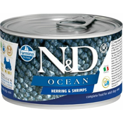 N&D DOG OCEAN Adult Sled in kozice Mini 140g