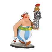 Statue Asterix - Obelix Stack of Helmets and Dogmatix