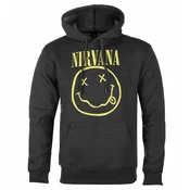 Hoodi Nirvana - Yellow Smiley - ROCK OFF - NIRVHD04MC