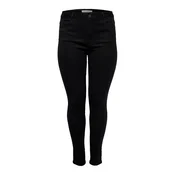ONLY Carmakoma Kavbojke Augusta  črn denim