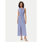 French Connection Večerna obleka Pascha 719K8 Svetlo modra Slim Fit