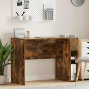 vidaXL Miza Dimljeni oreh 109 x 50 x 78 cm Konstruiran les
