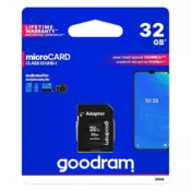 Micro SD XC Goodram Memory Card 32GB Class 10