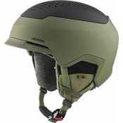 Alpina Gems Ski Helmet Olive/Black Matt L