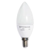 Optonica LED sijalka E14 C37 6W 6000k 480lm svečka, komplet 10kom