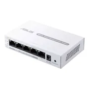 ASUS ExpertWiFi EBP15 5-portno GbE smart managed PoE  stikalo, 4 PoE  porti, 60W - 90IG08D0-MO3B00-A