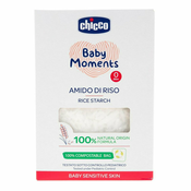 CHICCO Baby rižin škrob za kupanje Baby Moments Sensitive 100% organski 250 g